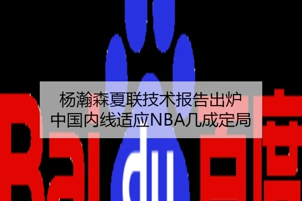 杨瀚森夏联技术报告出炉 中国内线适应NBA几成定局